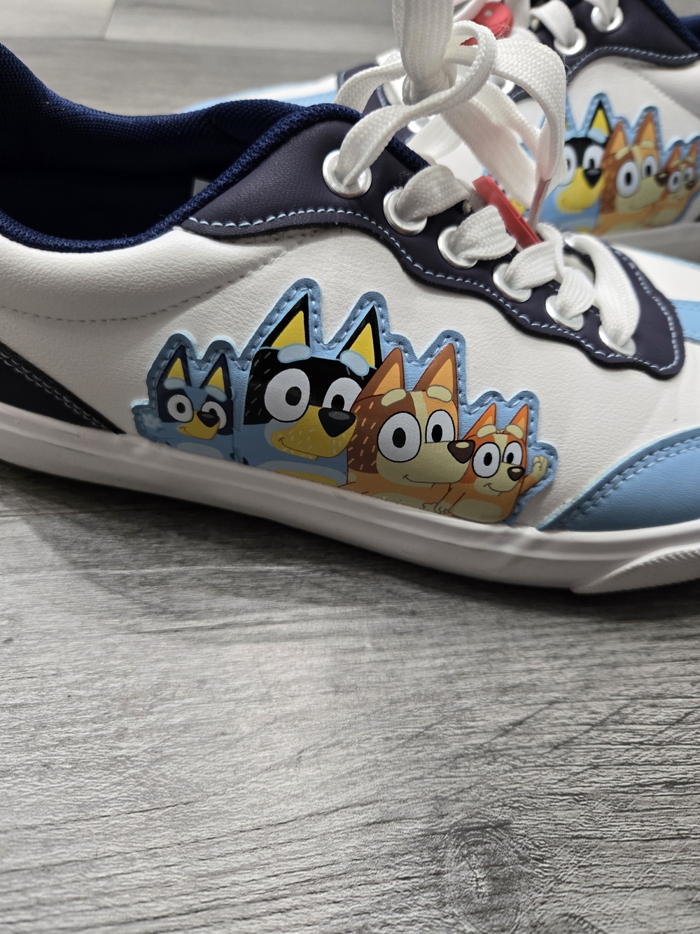 Ground Up Bluey Women's Low Top Sneakers featuring colorful rubber - Picture 4 of 7